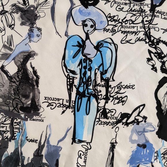 Christian Lacroix silk scarf - Picture 2 of 4